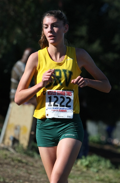 NCS XC D1 Girls-018.JPG - 2009 North Coast Section Cross Country Championships, Hayward High School, Hayward, California